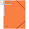 Oxford Eckspannermappe Top File+, DIN A4, Karton 390g/qm, orange, 400114355
