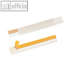 Regalbeschriftung Scanfix, L 200 x H 20 mm, selbstklebend, transparent, 25 St.