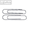 officio Aktenklammern, gewellt, verzinkt, 50 mm, 100er Pack