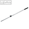 Teleskopstiel f?r Mopphalter, (H)80-145 cm, Schnellverschluss, Aluminium