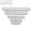 officio Lineal Kunststoff, mit Tuschekante, klar transparent, 30 cm, 401-30
