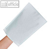 Waschhandschuh, 16 x 23 cm, Airlaid-Material beschichtet, hellblau, 100 St?ck