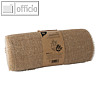 Papstar Jute-Tischl?ufer, 10 m x 30 cm, natur, 14 Rollen, 88018