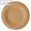 Fingerfood-Teller "pure", rund, (?)18 x (H)1.5 cm, Bambus, natur, 250 St?ck