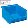 Sichtlagerkasten ProfiPlus Box 2B, 135 x 160 x 82 mm, stapelbar, PP, blau