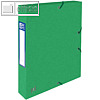 Sammelbox Top File+, DIN A4, Rücken: 40 mm, Karton 390 g/qm, grün, 400114373