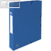 Sammelbox Top File+, DIN A4, Rücken: 40 mm, Karton 390 g/qm, blau, 400114368