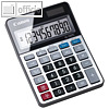 Tischrechner LS-102 TC, 10-stellig, Solar-/Batteriebetrieb, silber/schwarz