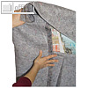 Allzweckdecke, 1.3 x 2 m, sch?tzt & polstert, aus Textilresten, anthrazit