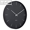 Karlsson Wanduhr Lure schwarz