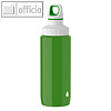 Emsa Trinkflasche Drink2go Lightsteel grün