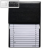 RNK Telefon-Klappregister, 160 x 230 mm, 12 Blatt, Kunstleder, schwarz, 1716-9
