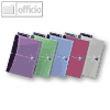 Oxford Office Spiralbuch DIN A5, kariert, 90 g/m?, 90 Blatt, sortiert, 100104341