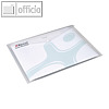 Rexel Dokumententaschen ICE für DIN A5, transparent klar, 5 Stück, 2101658