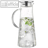 Esmeyer Karaffe "Faro", 1.7 l, (H)28.5 cm, Glas/Edelstahl, 410-928