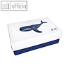 Geschenkbox WAL S, Karton, 10.2 x 6.5 x 4.6 cm, 350 g/m², dunkelblau, 12er-Pack