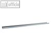 Wandschiene/Halteleiste f?r mobile Boards, 2.000 x 44 x 93 mm, Aluminium, grau