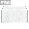 Sigel Marmor-Briefumschlag DL m. Innendruck, 90g/m? nasskl., grau, 50 St., DP073