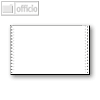 Tabellierpapier DIN A4 quer, 8" x 330 mm, Längsperf., 1-fach, 60 g, blanko