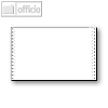 Tabellierpapier DIN A4 quer, 8" x 330 mm, L?ngsperf., 1-fach, 60 g, blanko