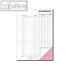 Sigel Formular Kassenabrechnung DIN A4, hoch 2x50 Blatt, KG425