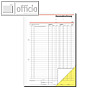 Sigel Formular Kassenabrechnung A4, durchschreibend, 2x40 Blatt, SD006