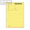 Sigel Formular Gespr?chsnotiz DIN A5 hoch, gelb, 50 Blatt, GE513
