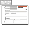 Sigel Formular Quittung, DIN A6 quer, einfaches Satzbild, 50 Blatt, QU619