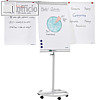 officio Flipchart Mobil, 68 x 105 cm, max. H?he: 2 m, magnethaftend, grau, 1148