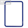 Inforahmen Aushangh?lle, DIN A4, selbsthaftend, PVC, blau, 2er Set, 194951