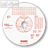 Rnk Diagrammscheiben HAUG Tachoscheibe Automatik, 125 km/h