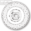 RNK Tachoscheiben HAUG, Standard u. Automatik, 125 km/h, 100 St./Pack, 6530055