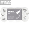 Toilettenpapier Plus Toilet 250, 3-lagig, 100% Recycling Papier, wei?, 48 Rollen