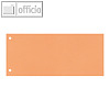 officio Trennstreifen, RC-Karton 170 g/m², 105 x 240 mm, orange, 100 St.,5050677