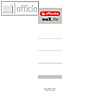 Einsteck-Rückenschilder maX.file breit/kurz, weiß, 54 x 190 mm, 10er-Pack