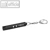 Mini-Laserpointer "2in1", (L)60 mm, inkl. Schl?sselleuchte, schwarz, 1600-0270