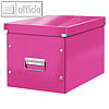 Leitz Ablagebox Click Store Wow Cube pink