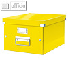 LEITZ Aufbewahrungsbox Click & Store WOW, für DIN A4, gelb, 6044-00-16