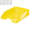 LEITZ Briefablage Plus WOW, DIN A4, extra hoch, stapelbar, PS, gelb, 5226-30-16