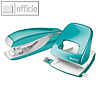 Leitz Heftgeraet Locher Set Wow eisblau