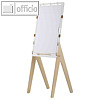 Flipchart Pico, 650 x 685 x 1.800 mm, klappbar, Holz, wei?/braun, EA0800373