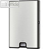 Falthandtuch-Spender aus geb?rstetem Edelstahl, 317 x 101 x 468 mm, silber