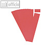 Ultradex Steckkarten für Planrecord Tafeln, 6 cm, rot, 90er Pack, 140605