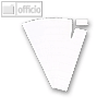 Ultradex Steckkarten für Planrecord Tafeln, 6 cm, weiß, 90er Pack, 140608