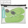 Rei?verschlusstasche WOW Traveller L, 300 x 230 mm, transparent-schwarz