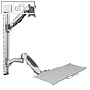 Flexibler Arbeitsplatz, f?r 1 Monitor, mit Tastaturhalterung, h?henverstellbar