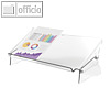 Dokumentenhalter Clarity Series, Acryl, 536 x 278 x 160-235 mm, h?henverstellbar