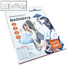 Durable Namensschilder BADGEFIX, 105 x 46 mm, Acetatseide selbstklebend, 240 St.