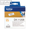 Brother DK Etiketten, Adressetiketten groß, 38 x 90 mm, 400 Stück, DK11208