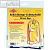 Kleidersack f?r lange Textilien, 600 x 90 x 1.200 mm, PEVA, transparent, 92066